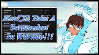 How To Take A Screenshot In Warudo!!!