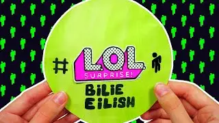 Распаковка бумажного ЛОЛ сюрприза Билли Айлиш! Billie Eilish LOL Surprise