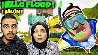 WILSON WHO LOVES WATER! 2 SHARKS! | Hello Neighbor Mod