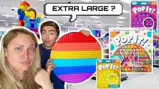 We Found EXTRA LARGE Pop It’s At Target 😱🥳