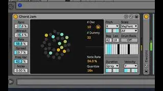 Swarmalators N - Max for Live MIDI Effect