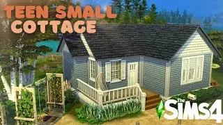 (No CC!!!) Teen Small Cottage | The Sims 4 Speed Build