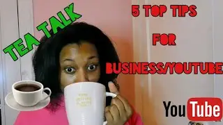 Tea Talk | 5 TOP TIPS FOR STARTING A BUSINESS/YOUTUBE ON A BROKE BUDGET | Ashya Shanell