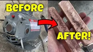 Monday Motor Meltdown!  I Turned Trash Laying in the Workshop to Treasure!