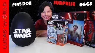 GIANT STAR WARS PLAY-DOH Surprise Egg with NEW The Force Awakens Toys & BIG SURPRISES | LUCAS WORLD