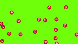 Pinterest Icon Green Screen | Pinterest Icon | Social Media Icons Green Screen | Siddam Bharat