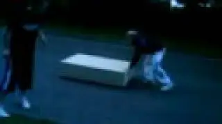greening and chin playing with a bed
