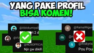 Kalo pake Profil kalian bisa Komen!
