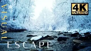 Relaxing Music Compilation | Icy Winter River and Peaceful Music