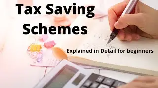Tax Saving Schemes for beginners | टैक्स बचत के निवेश विकल्प | 80C|80CCD|80E|80EEB |80GG|24| APOORVA