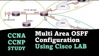 Multi Area OSPF Configuration WITH Real Cisco Lab Explanation