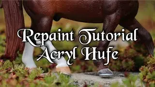 Helle und dunkle Acryl-Hufe II Repaint Tutorial