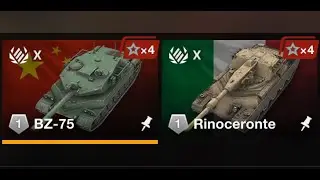 Rinoceronte + BZ-75 | ластовый десятки фарм мастеров #wotblitz