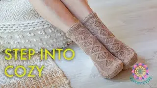 Tibetan Socks | Wool cable knit fleece lined socks - Hand made in the Himalayas