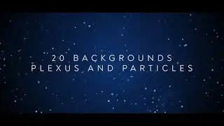 20 Backgrounds Plexus and Particles Premiere Pro Template Download