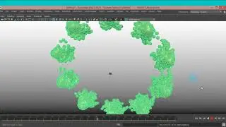 Maya 2020 - nParticles to Polgyons to MASH animation tutorial
