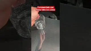 Fake Ice Cubes in Commercials