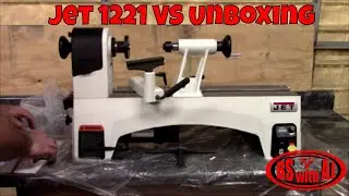 Jet 1221VS Wood Lathe Unboxing/ 2019