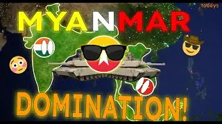 Myanmar DOMINATES in Roblox Rise of Nations!