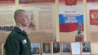 Поздравление ветеранов воспитанниками Колпинской ВК