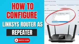 How to configure linksys router as repeater?