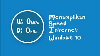 Cara menampilkan internet speed meter di windows 10