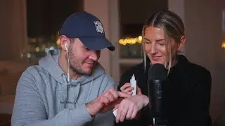 ASMR my girlfriend tries to give me tingles