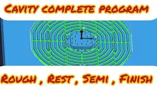 Delcam Powermill Cavity Program _ Autodesk Powermill _ Programming _ Complete program 