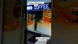 Keren yah binus Ada Tempat ngopi nya tomoro cofee! #shortvideo