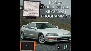 96-01 Honda Prelude All keys lost programming Keytool plus, KC501, VVDI superchip 93C46 Programming