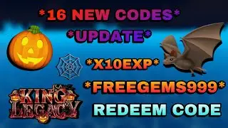 [NEW CODES] ALL NEW WORKING CODES KING LEGACY HALLOWEEN UPDATE ROBLOX #roblox #kinglegacy #update