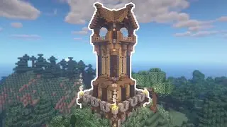 Minecraft Timelapse | Medieval Outpost / Watchtower Build!