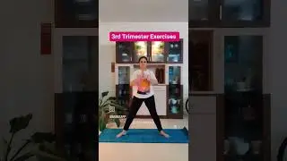 3rd-trimester exercises to keep you and your baby healthy 🤰👶🏻 #pregnancytips #pregnancy