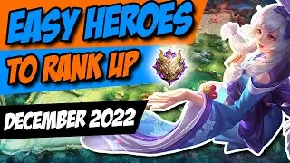 EASY TO PLAY HEROES TO RANK UP IN MOBILE LEGENDS || SEASON 26 RANK UP META