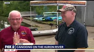 2023 Paddling the Huron River with WJBK, About Heavner Canoe & Kayak Rental
