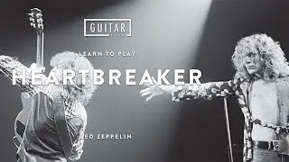 Led Zeppelin Heartbreater - Guitar Lesson + Guitar Tutorial