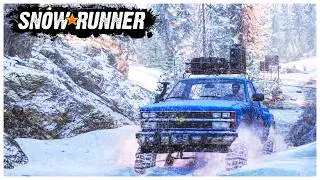 Finally Driving In Snowy Alaska | SnowRunner Ep. 24