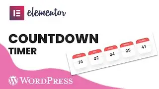 How to CREATE a COUNDOWN TIMER using ELEMENTOR in WORDPRESS | #2022 #wordpress #dev #easy #tutorial