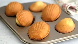 INCREDIBLY delicious - MADLENE Biscuits in 20 minutes. French cookies - Madeleine cake.