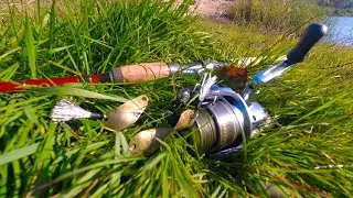 Игра уловистых самодельных блесен под водой