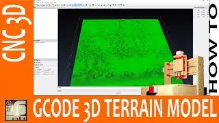 How to create the gcode to create a 3D model of the terrain