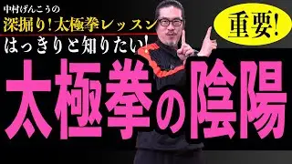 太極拳の陰と陽！深掘り【太極拳レッスン】面白い！初心者からベテランまで誰でも気軽にできる中村げんこうの太極拳、太極拳がもっと楽しくなる！簡化24式太極拳、健康・中医学・瞑想・養生・陰陽・癒し・学び