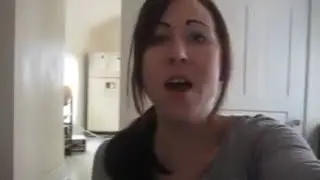 Woman Burps Around Her House With Fizzy Drinks