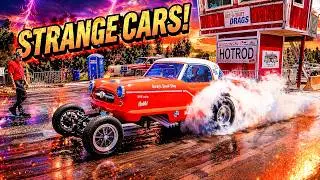 Strange Cars at the Drag Strip