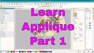Intro to machine Embroidery Applique:Digitizing, editing, detail work!