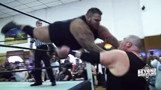 Ace Romero's 400+ lbs. suicide dive onto Brian Milonas | Beyond Wrestling 