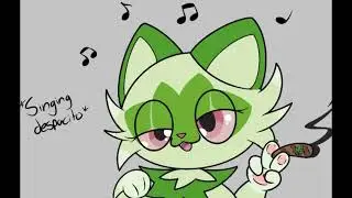 Sprigatito enters the magical world of Rule34