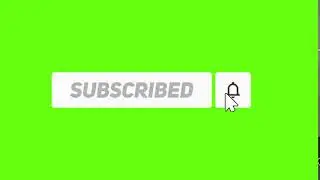 Green screen subscribe button 🤗