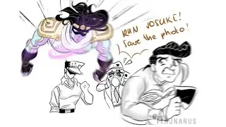 Jotaro's Secret Photo (JOJO Comic Dub)