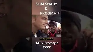 Slim Shady & Proof MTV Freestyle in 1999 (pt.3) during Slim Shady LP #eminem #rap #music